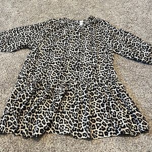 H&M leopard print dress
